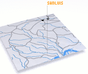 3d view of San Luis