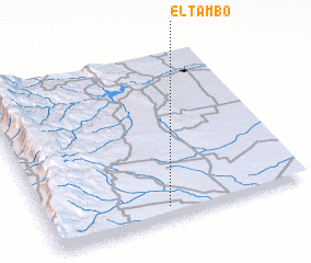 3d view of El Tambo