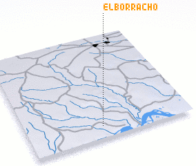 3d view of El Borracho