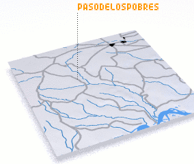 3d view of Paso de los Pobres