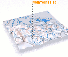 3d view of Puerto Mateito