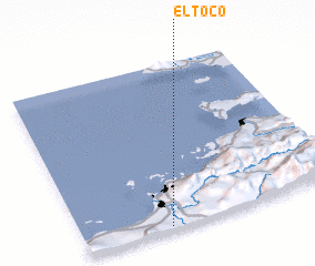 3d view of El Toco