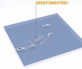 3d view of Great Carrot Bay