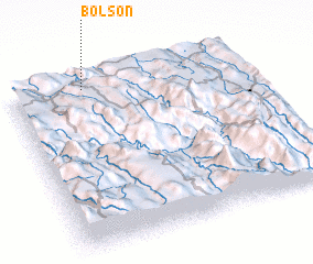 3d view of Bolsón