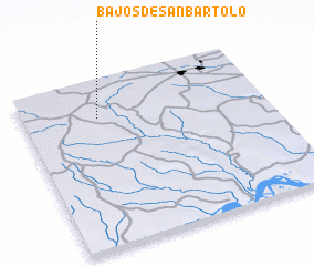 3d view of Bajos de San Bartolo