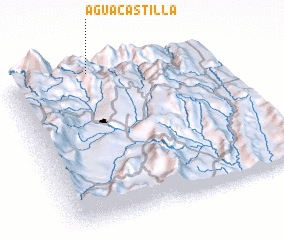 3d view of Agua Castilla