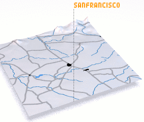 3d view of San Francisco