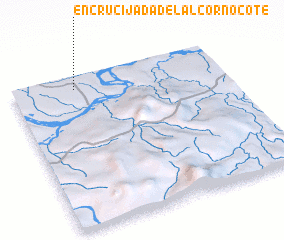 3d view of Encrucijada del Alcornocote