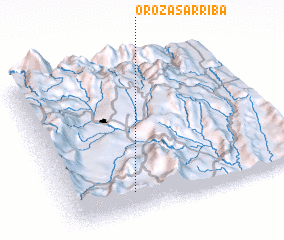 3d view of Orozas Arriba