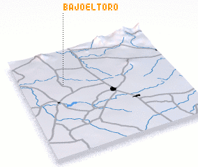 3d view of Bajo el Toro