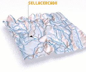3d view of Sella Cercado