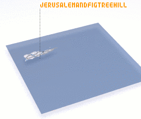 3d view of Jerusalem and Figtree Hill