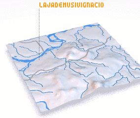 3d view of Laja de Musiu Ignacio