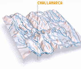 3d view of Challamarca