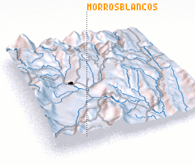 3d view of Morros Blancos