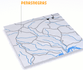 3d view of Peñas Negras