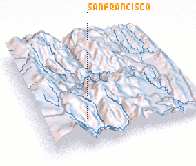 3d view of San Francisco