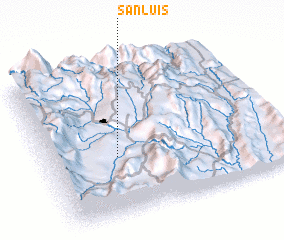 3d view of San Luis