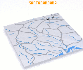 3d view of Santa Bárbara