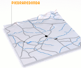 3d view of Piedra Redonda