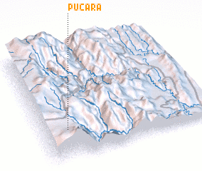 3d view of Pucará