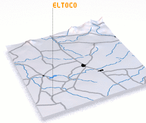 3d view of El Toco