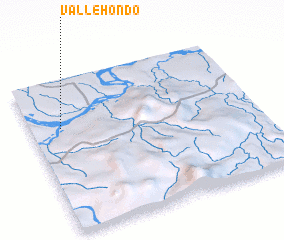 3d view of Valle Hondo