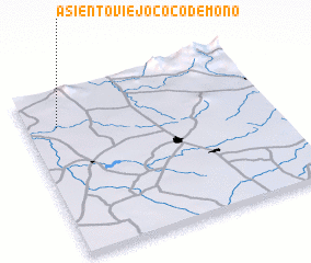 3d view of Asiento Viejo Coco de Mono