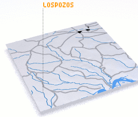 3d view of Los Pozos