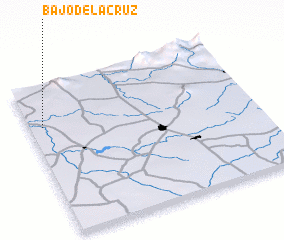 3d view of Bajo de la Cruz