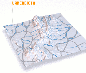 3d view of La Mendieta