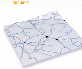 3d view of San José