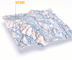 3d view of Uyuni