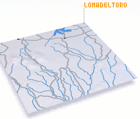 3d view of Loma del Toro