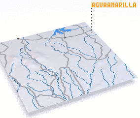 3d view of Agua Amarilla