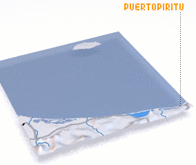 3d view of Puerto Píritu