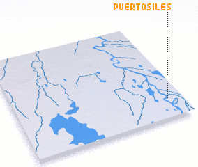 3d view of Puerto Siles