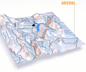 3d view of Arenal