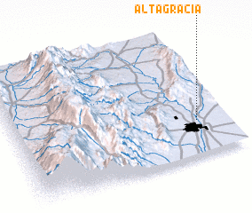 3d view of Alta Gracia