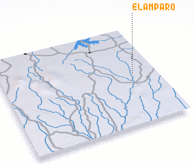 3d view of El Amparo