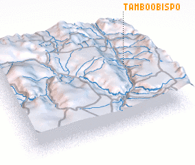 3d view of Tambo Obispo