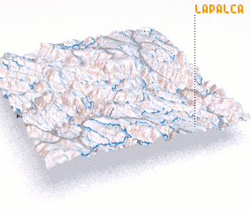 3d view of La Palca