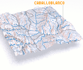 3d view of Caballo Blanco