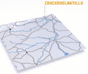 3d view of Crucero el Hatillo