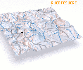 3d view of Puente Sucre