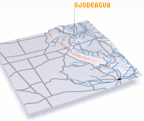 3d view of Ojo de Agua