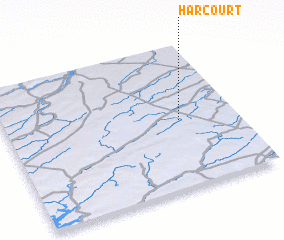 3d view of Harcourt