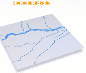 3d view of São João de Marauiá