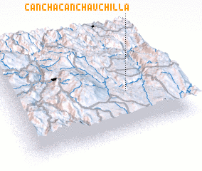 3d view of Canchacancha Uchilla