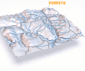 3d view of Pompeya